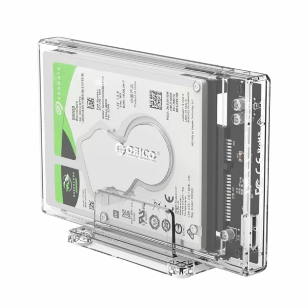 Orico 2.5 USB3.0 External Hard Drive Enclosure Transparen