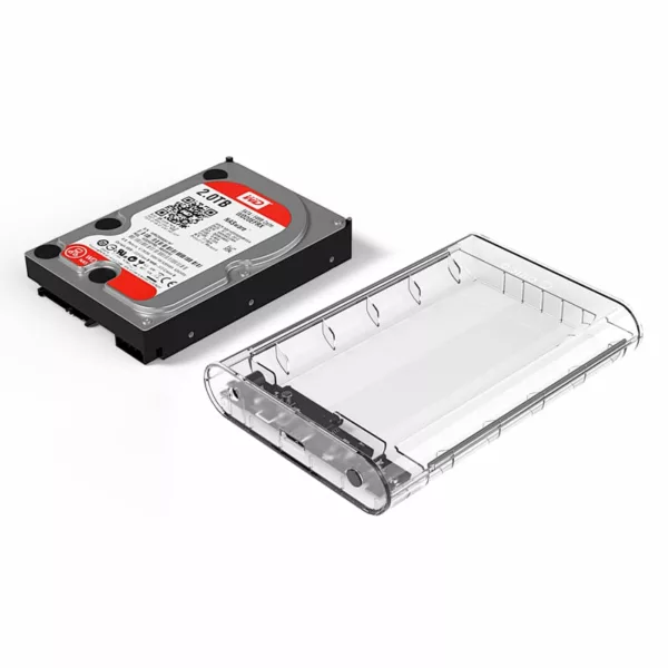 Orico 3.5 USB3.0 External HDD Enclosure Transparent