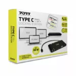 Port USB Type-C 3 x USB3.0|1 x Aux|12 x Micro+SD Card Reader|1 x Mini DP|1 x RJ45|1 x HDMI|1 x VGA|1 x Type-C PD Dock - Black