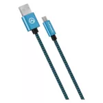 Amplify Linked series Micro USB braided cable - 2meter -  black/blue