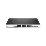 D-LINK 26 PORT SMART MANAGED SWITCH - 24X 1GBE PORTS 2X 1GBPS SFP PORTS RACKMOUNT FORM FACTOR