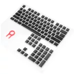 Redragon SCARAB Mechanical Gaming Keycaps Semi-Transparent - Black