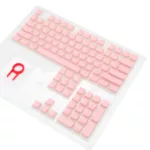 Redragon SCARAB Mechanical Keyboard Keycaps Semi-Transparent - Pink