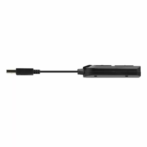 Redragon Circe USB to 3.5mm Jack Adapter|Volume and Mute Controls - Black