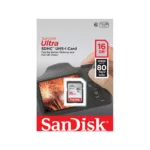 SANDISK ULTRA 16GB SDHC MEMORY CARD 80MBS