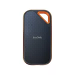 SANDISK EXTREME PRO 2TB PORTABLE SSD READWRITE SPEEDS UP TO 2000MBS. USB 3.2 GEN 2X2. FORGED ALUMINUM ENCLOSURE. 2 METER DROP PROTECTION AND IP55 RESISTANCE