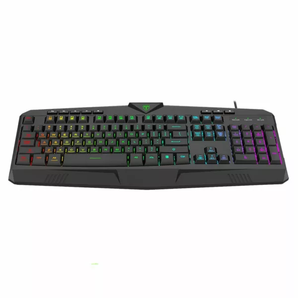 T-Dagger Submarine RGB Colour Lighting|104-107 Key|150cm Cable|19 Non-Conflict Keys Gaming Keyboard - Black