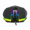 T-Dagger Lieutenant 8000DPI 10 Button|180cm Cable|Ambi-Design|RGB Backlit Gaming Mouse - Clear Black