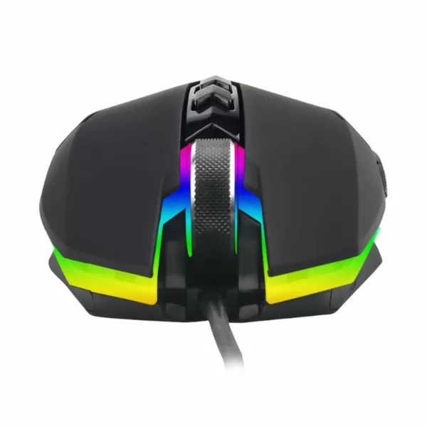 T-Dagger Lieutenant 8000DPI 10 Button|180cm Cable|Ambi-Design|RGB Backlit Gaming Mouse - Clear Black