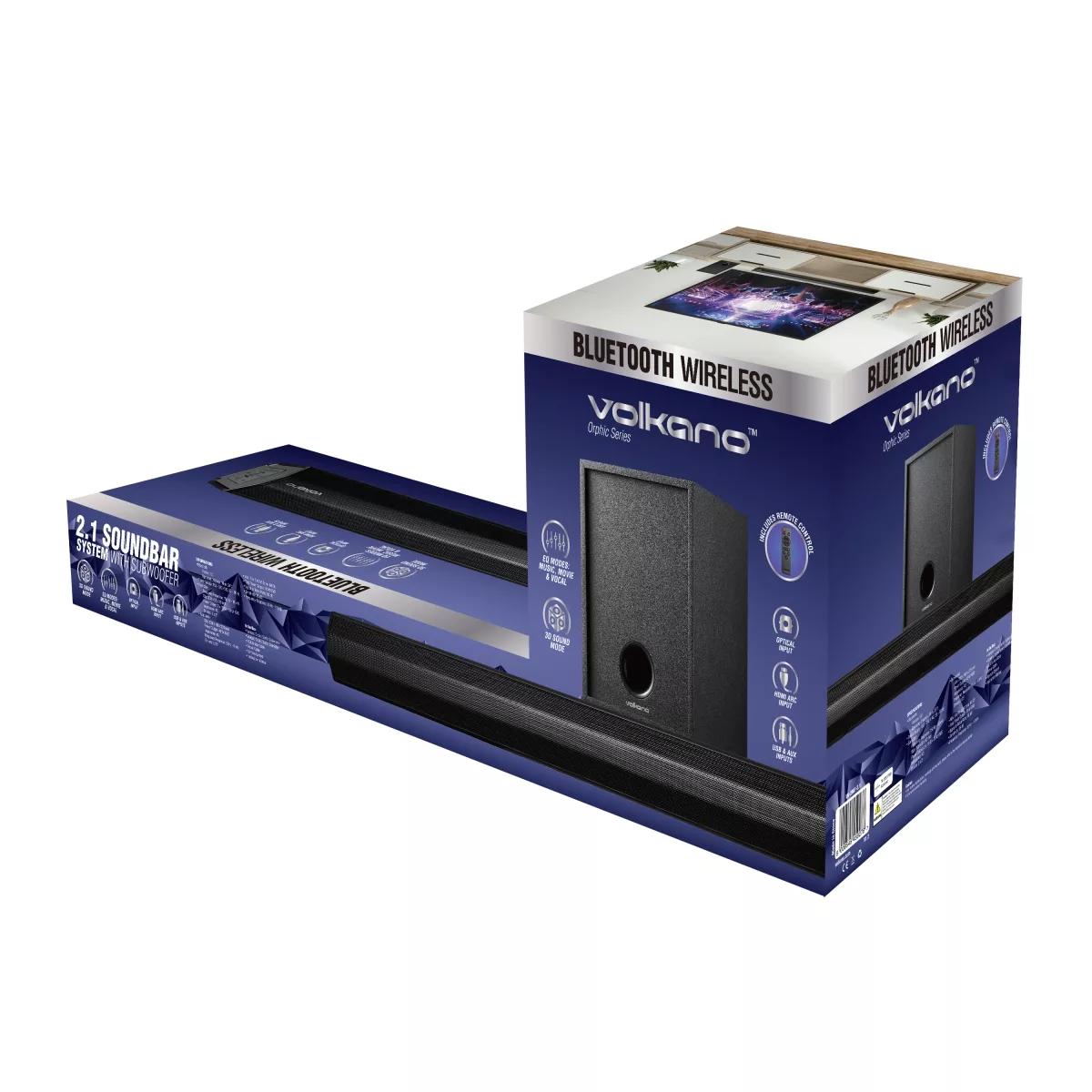 Buy Volkano Orphic Series Soundbar with Subwoofer – Black